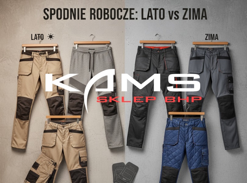 Spodnie robocze na lato vs na zimę – czym się różnią i kiedy je nosić?